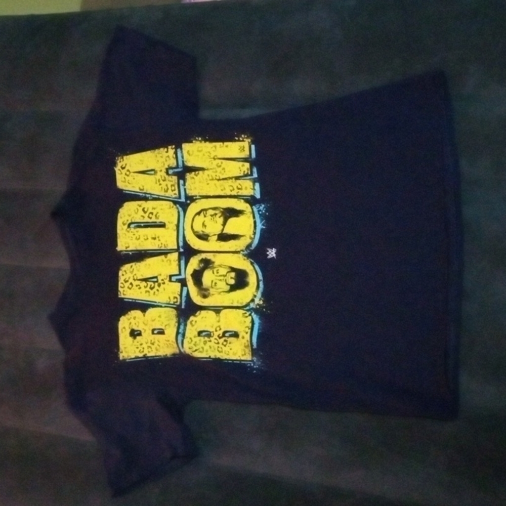 WWE  Enzo& Big Cass TSHIRT M Navy Yellow